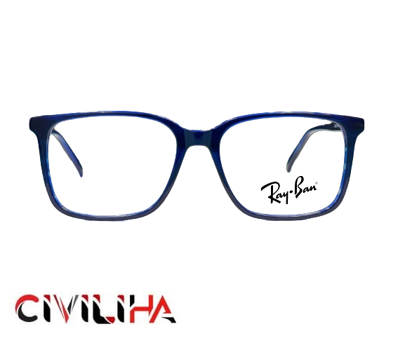 فریم عینک طبی برند ریبن سرمه ای (Ray-Ban) مدل 8122