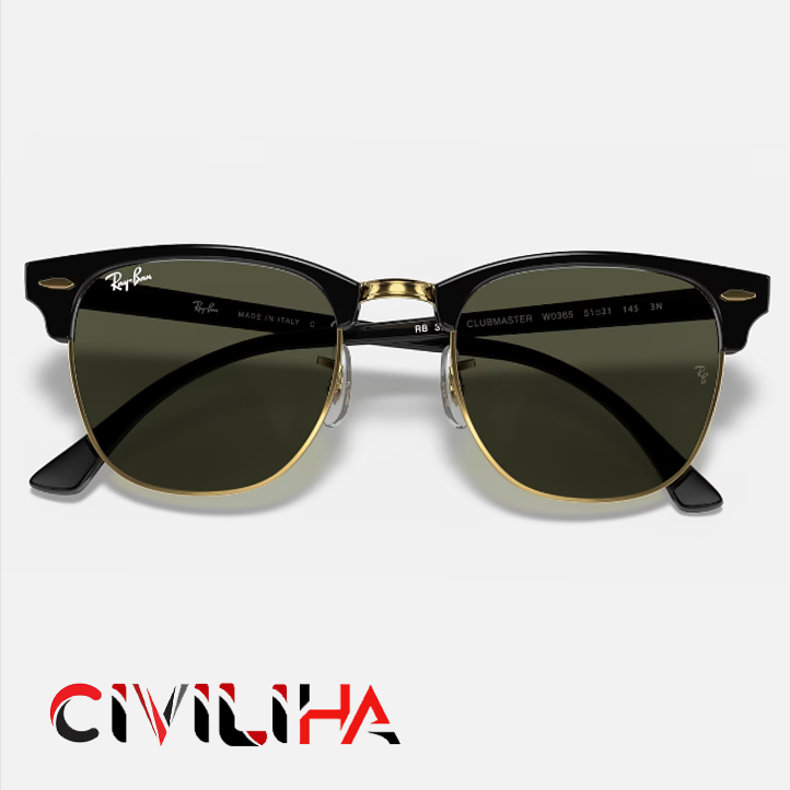 عینک آفتابی ریبن (Ray Ban) مدل کلابمستر RB3016 W0365