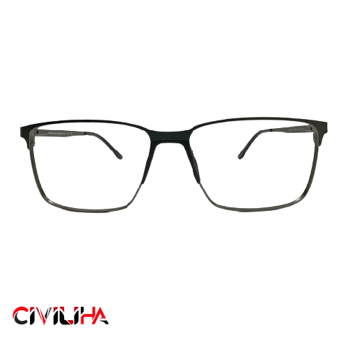 عینک طبی مردانه فلزی پورش دیزاین مدل P8501 رنگ سیلور M4