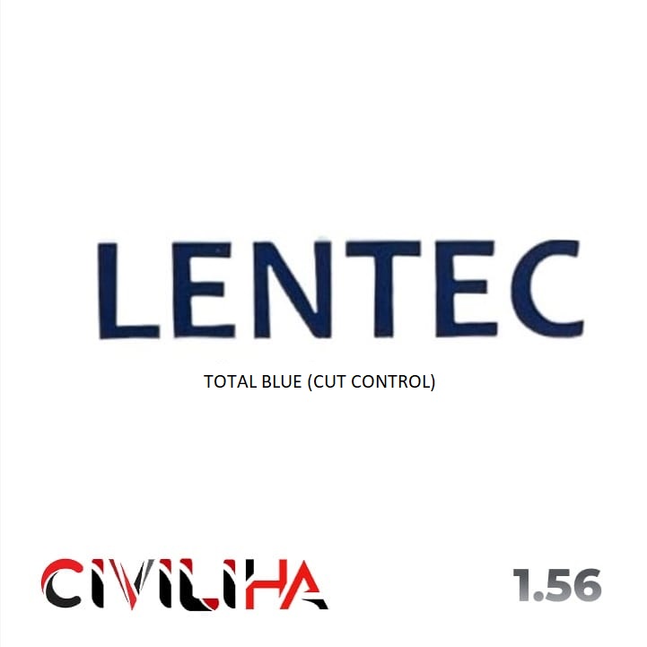 عدسی توتال بلو لنتک Lentec Total Blue (Cut Control) 1.56