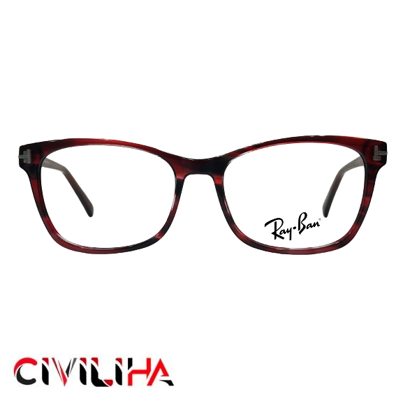 فریم عینک طبی برند ری بن قرمز (Ray Ban) مدل FT5613